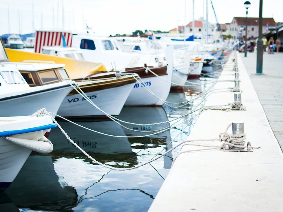 Boats in harbour